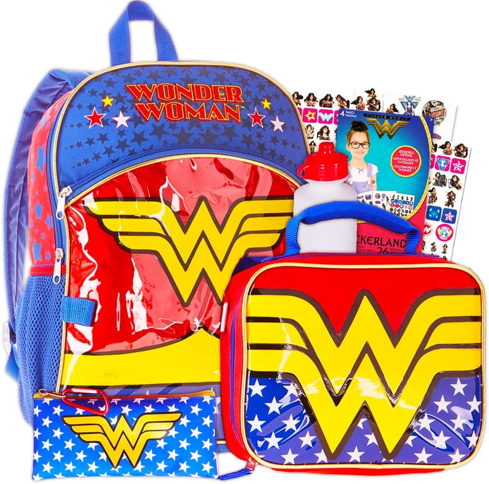Super Hero Backpack - DC Comics Girls Just Be Awesome 3D Pop-Up 16" 68164