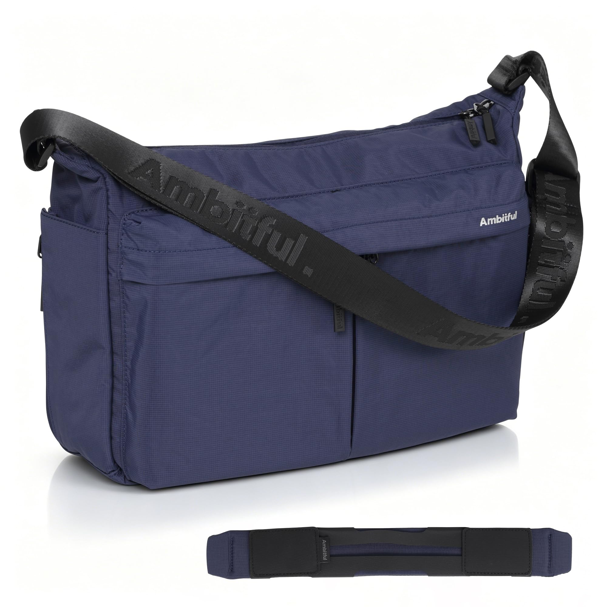 AMBITFUL Kameratasche für Fotografen, leichte Schultertasche mit verstellbaren Trennwänden, wasserabweisende Kameratasche, passend für spiegellose DSLR-Kamera, Objektiv, iPad und Alltagsgegenstände