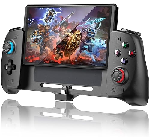 Profession Switch Handheld Controller Compatible with Nintendo SwitchOLED, One Piece Switch Controllers Ergonomic For Big Hands with Adjustable