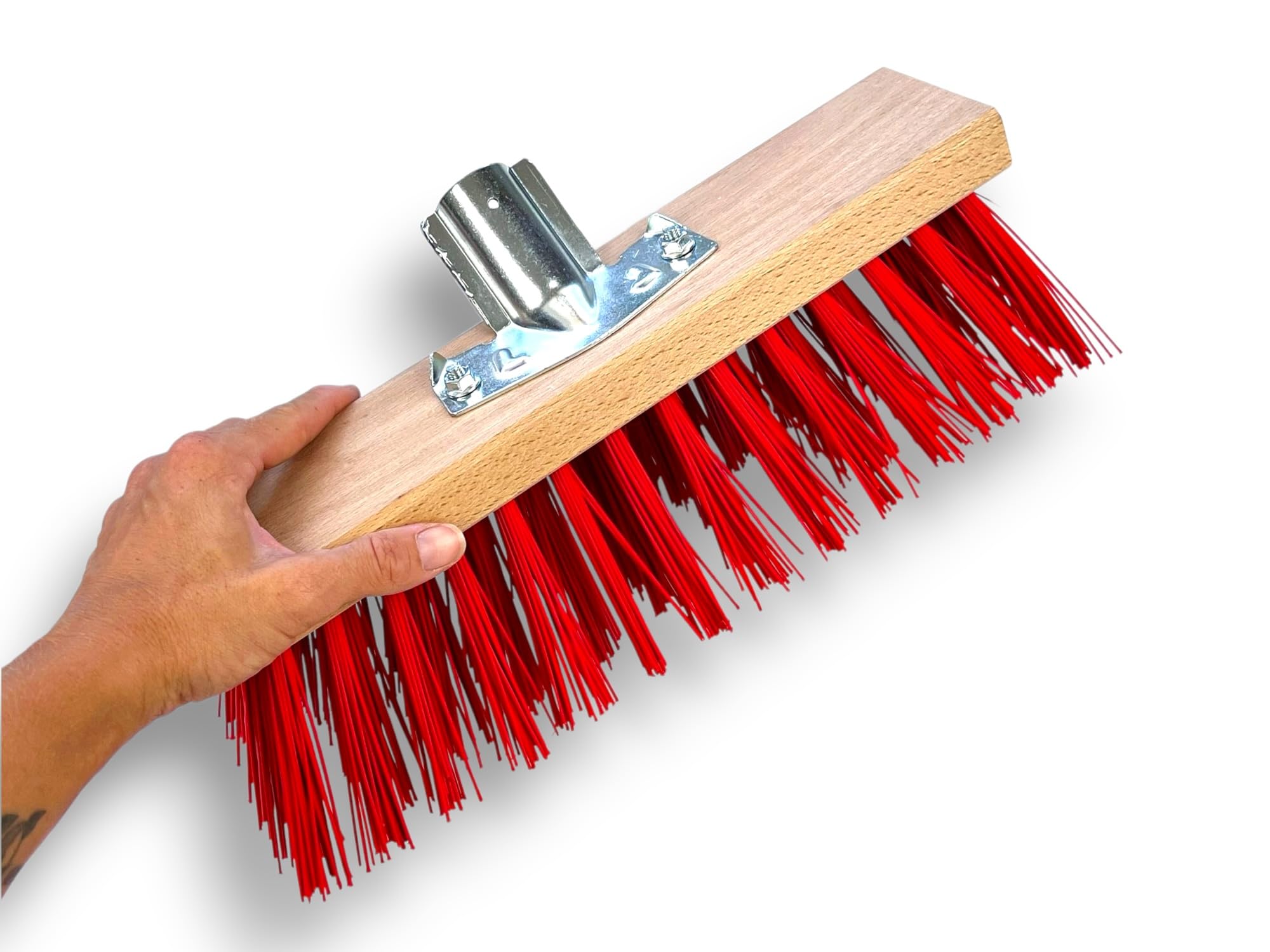 Kibros Set di 3 spazzole in PVC, 32 cm, senza manico esterno