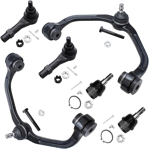 Miniatura 8 de Detroit Axle - Kit de suspensión delantera RWD para Chrysler 300 Dodge Charger Challenger Magnum 2 brazos de control superior con rótulas 2 rótulas