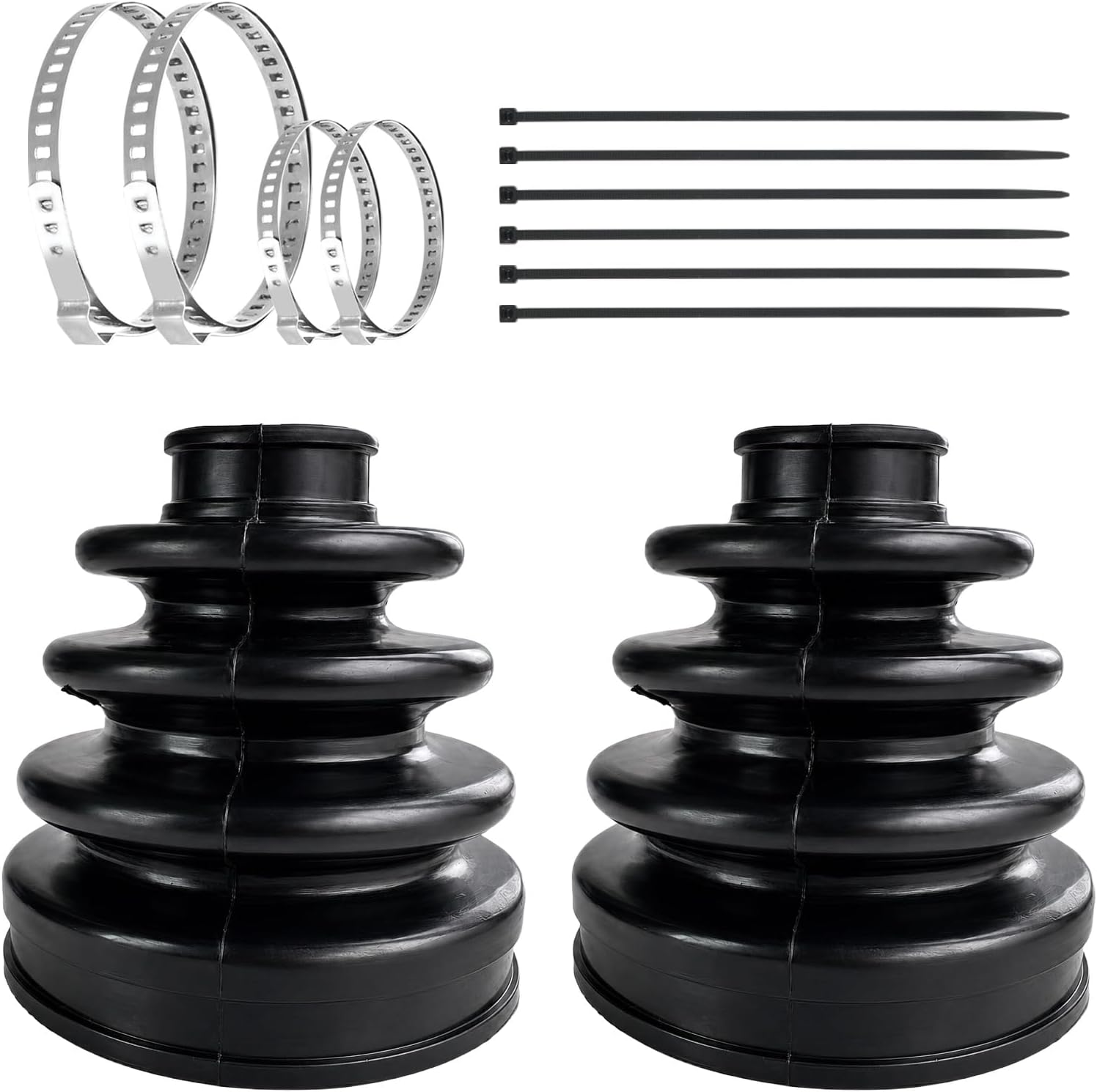 2PCS Larger CV Axle Boot Repair Kit,Split CV Boot Repair Kit