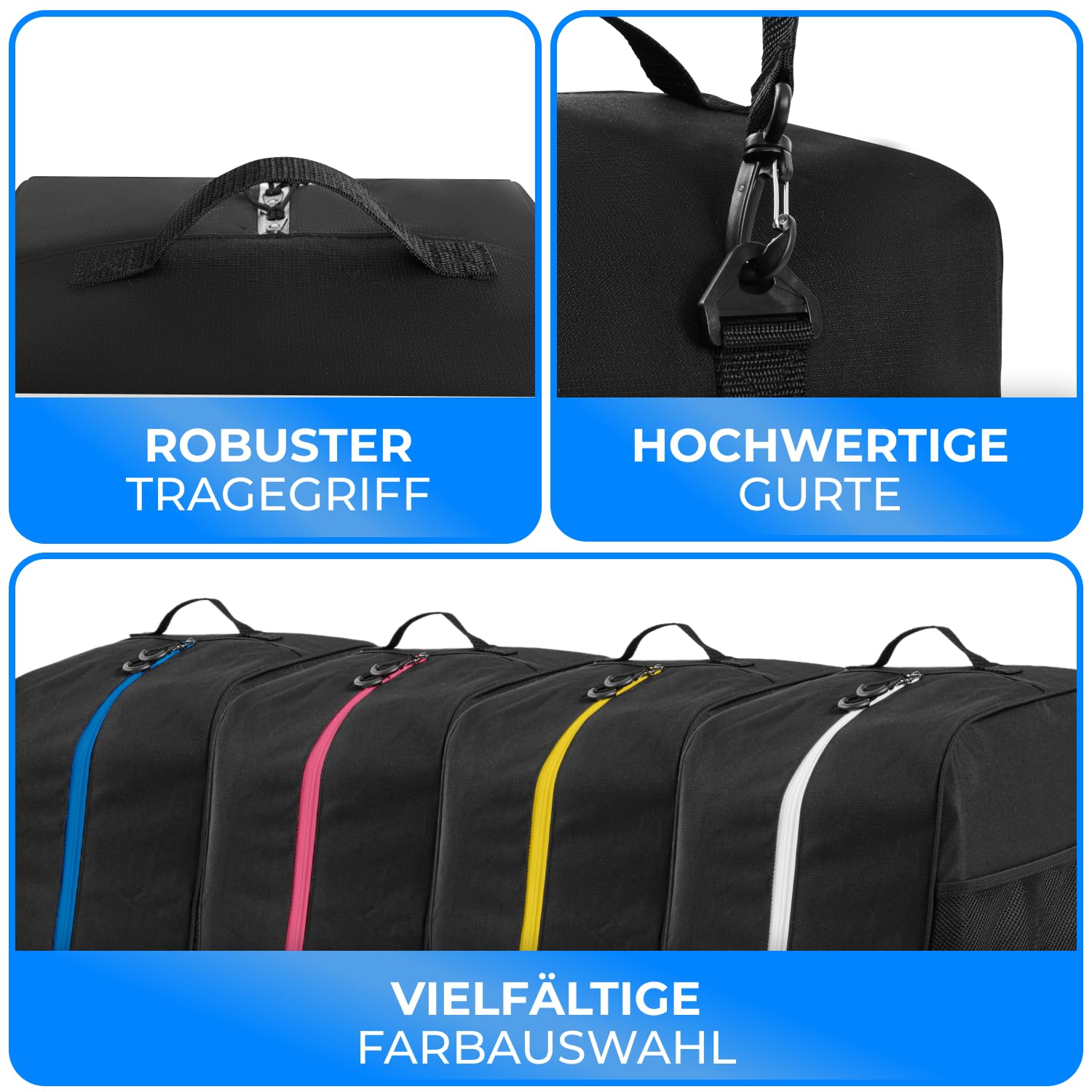 STYNGARD Skischuhtasche mit Platz für Zubehör [38 L] - Tasche für Skischuhe mit - Skischuhe Tasche - Skistiefeltasche - Modell Cortina