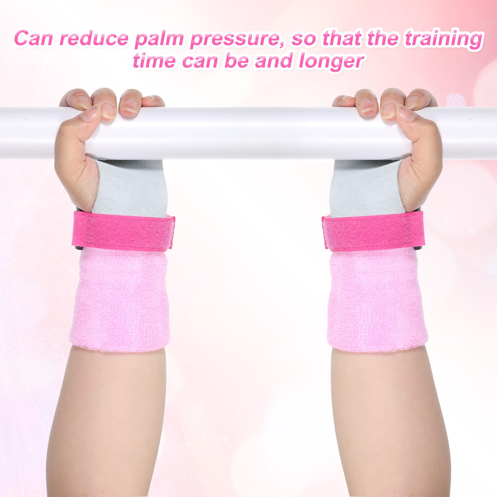 Ensemble de poignées et bandeaux de gymnastique pour filles - Gants, protection paume, support poignet