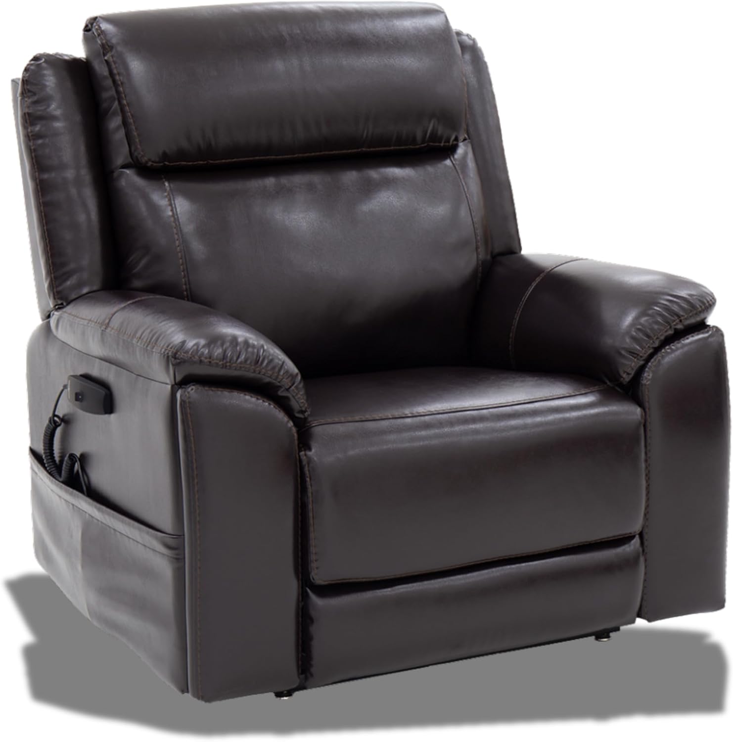Pride Mobility Sitting Pretty Evolution Collection Electric Power Lift Recliner Chair - 400 lb Capacity, 20" Seat Width, Ideal for Users 5'3" and Below, Model LC-435S - Small, Syrah