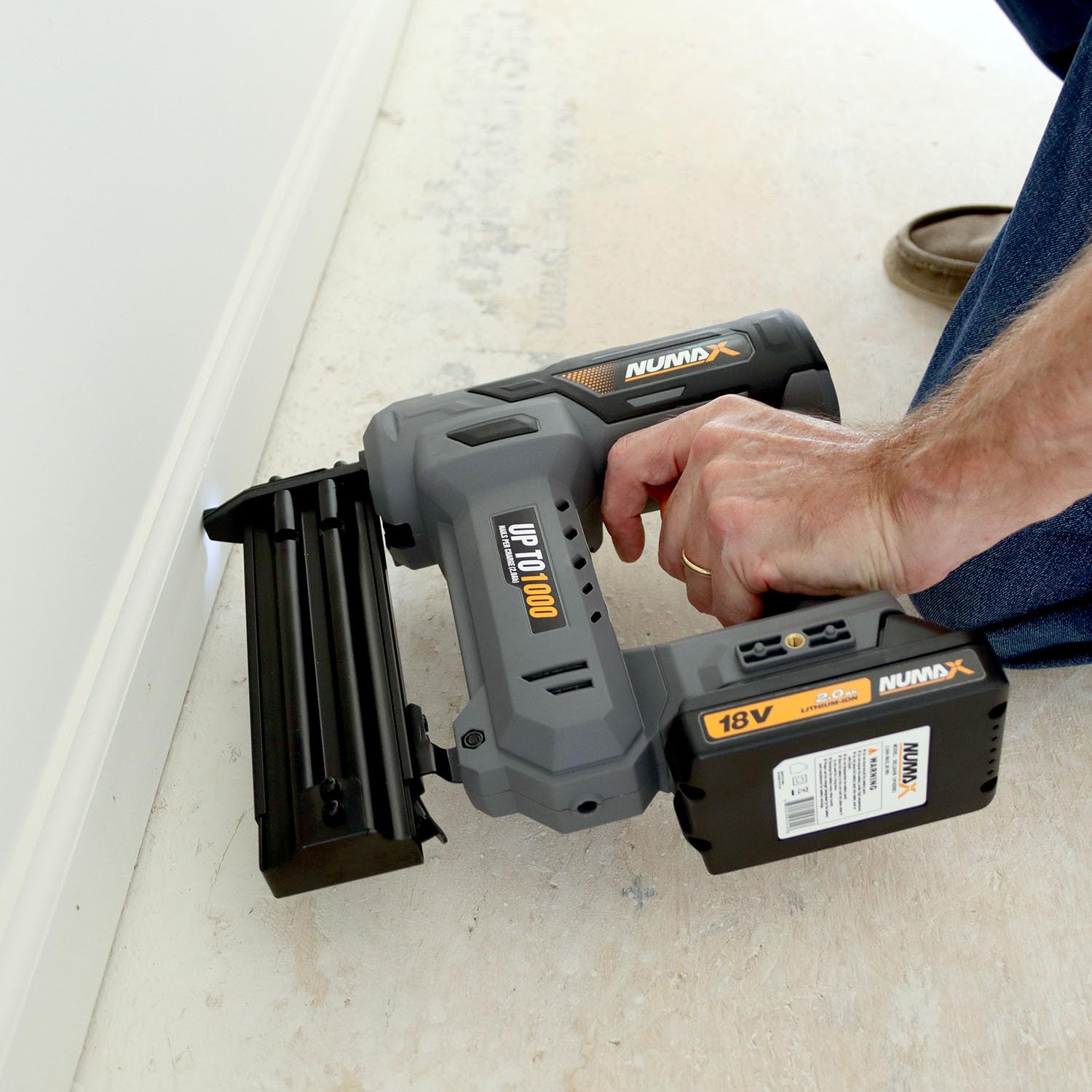 NuMax 18V Cordless Brad Nailer,18 Gauge Bard Nail Gun with