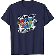 PJ Masks Get Ready Power Heroes! Running Group Shot Logo T-Shirt