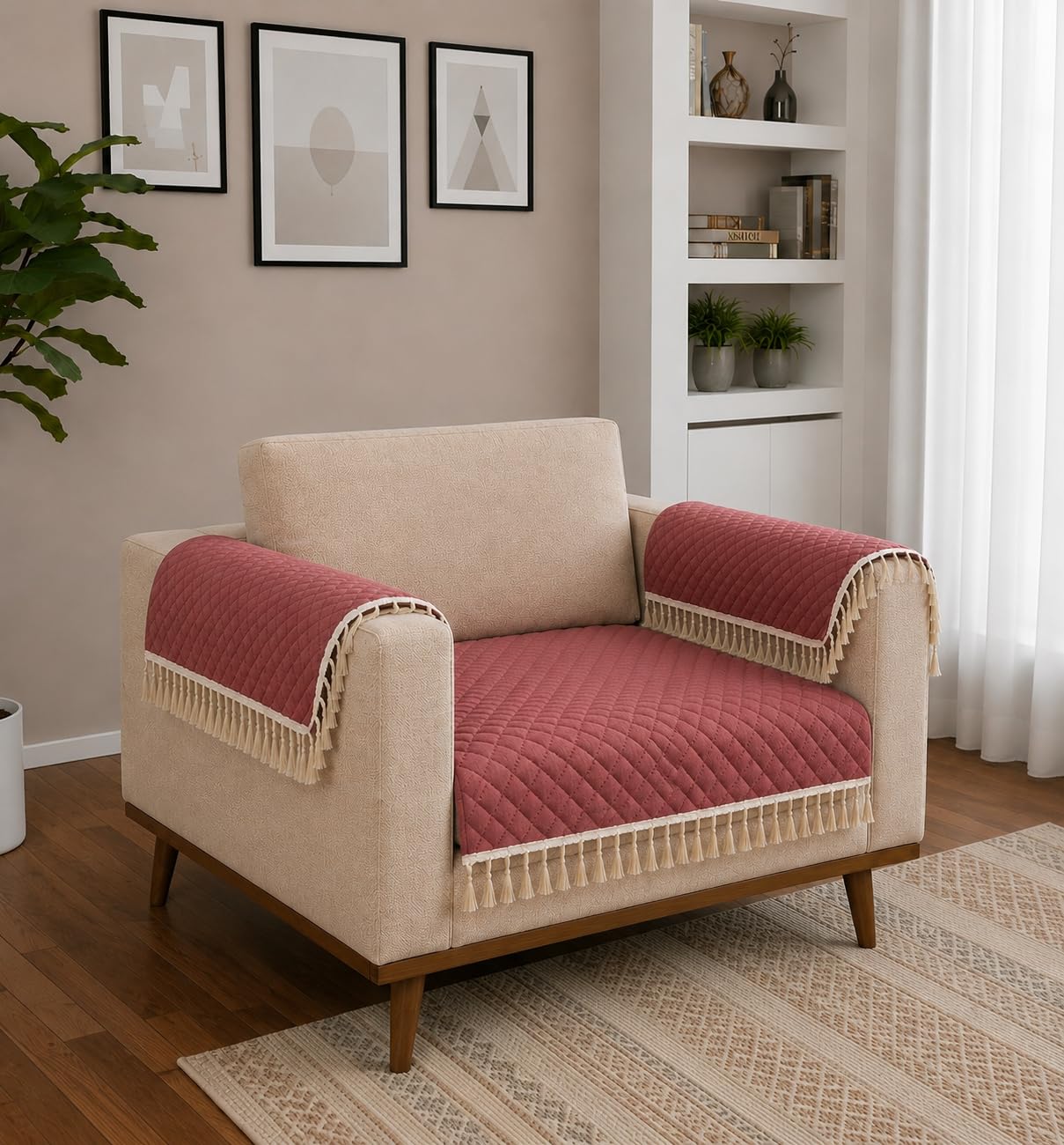Velvet Sofa Cover - Instant Home Upgrade -15