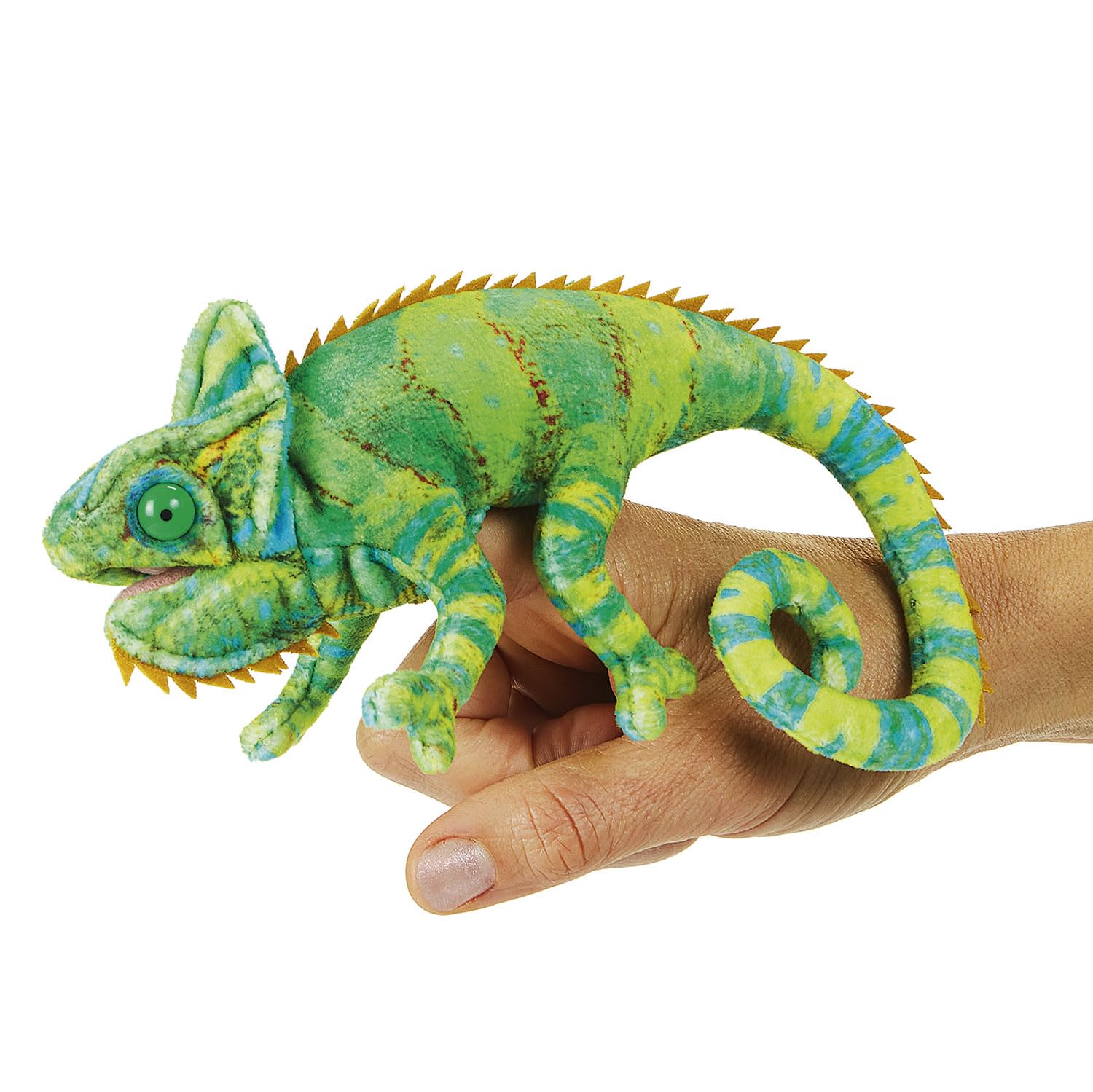 Mini Chameleon Finger Puppet