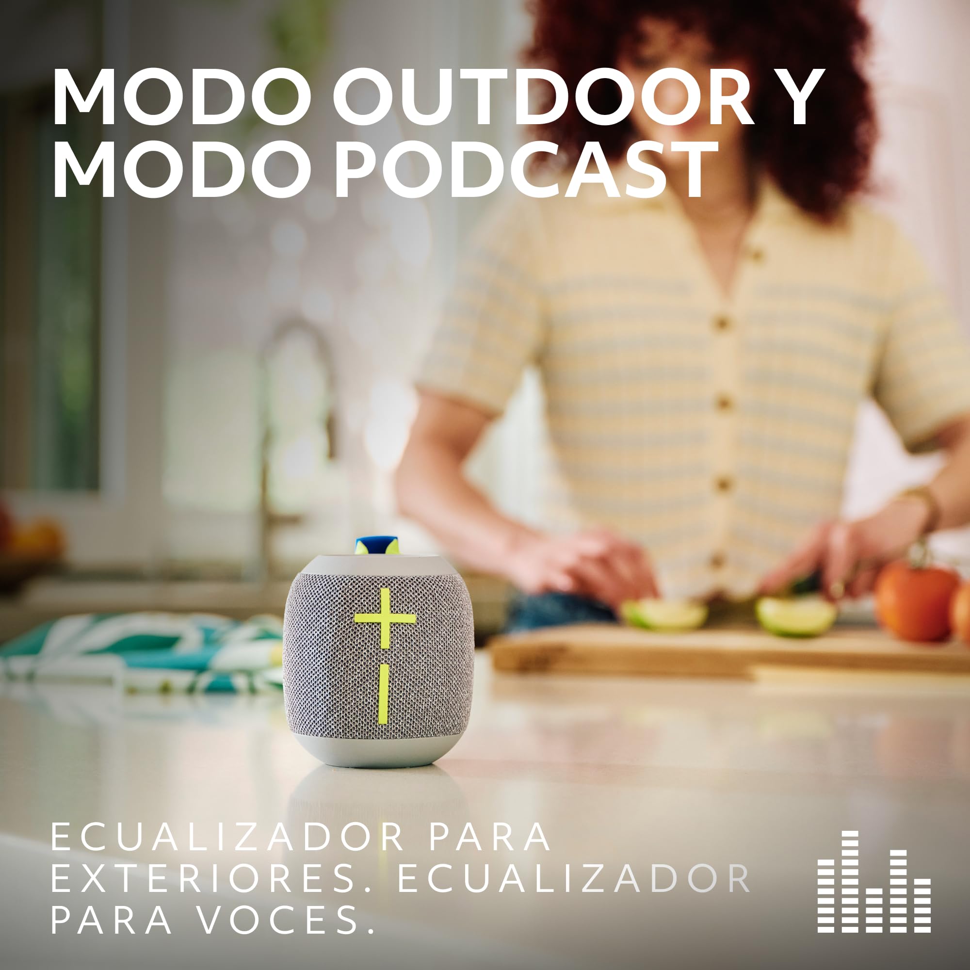 Ultimate Ears Wonderboom 4, Altavoz Bluetooth portátil Resistente al Agua con Graves potentes y Sonido de 360 Grados, Altavoz Flotante a Prueba de Polvo con Radio de acción de 40m - Negro — view 3