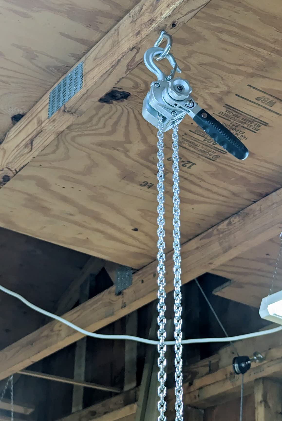 FITHOIST Mini Lever Hoist 1/2 Ton (10FT Chain) - Aluminum Alloy Puller For Lifting & Pulling