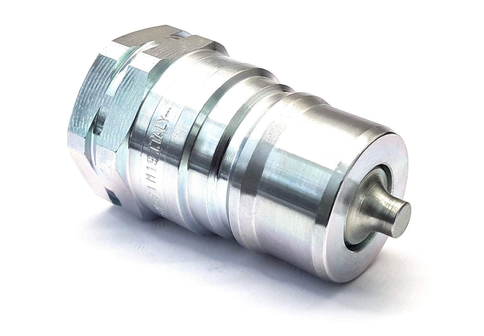 Hydraulic Male Probe ISO A 1" BSP Quick Release Coupling – Hydraulic Quick Connect Fitting, ISO 7241-A, BSP Thread Male Connector for Industrial & Agricultural Equipment