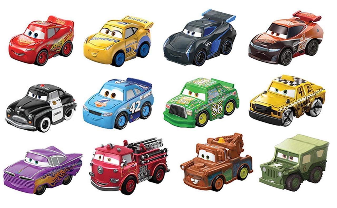 Mattel-GKF65 Cars coches micro blister, modelos surtidos, Color aleatorios (GKF65)