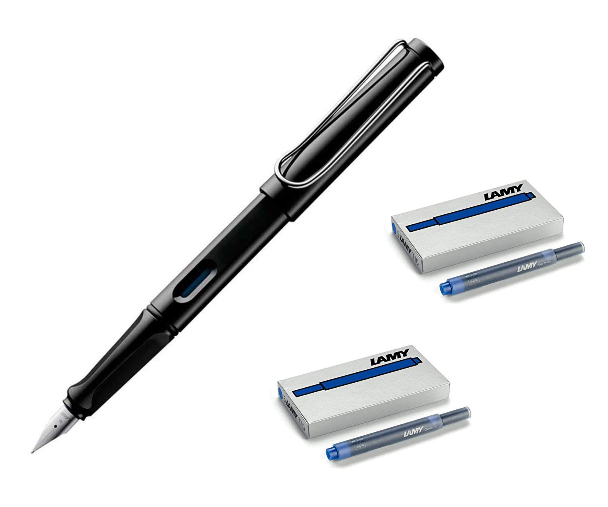 Lamy Safari Füllhalter 1219679 Kunststoff 019 M Black (schwarz +  