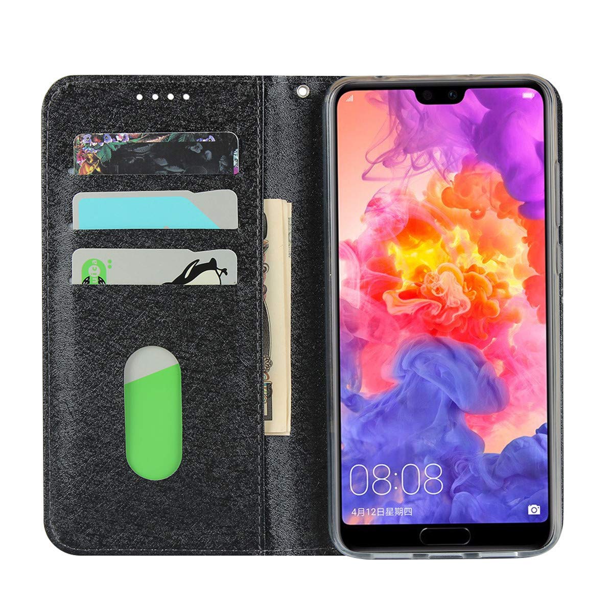 Amazon.co.jp: Zouzt Flip Case for Huawei P20 Pro HW-01K (6.1-Inch