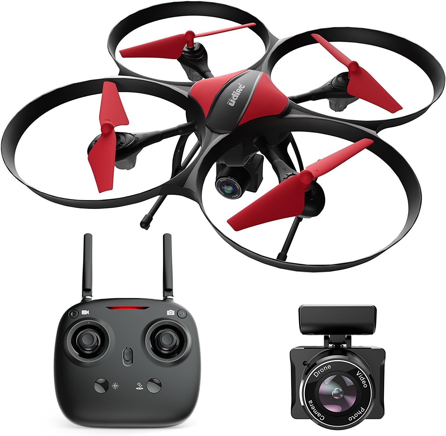 Force1 Drone for Beginners Altitude Hold 15-min Flight Time 720P Camera One Key Return Headless Mode U49C Quadcopter