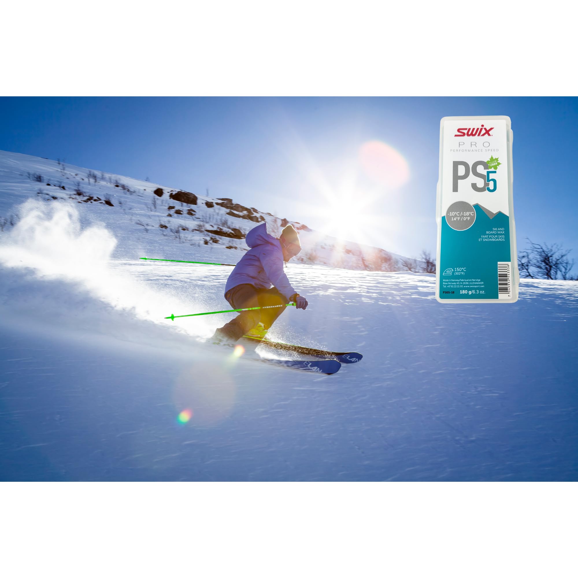 Swix Sci Snowboard Glide Wax PS Series 180g