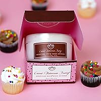 Vista 2 de Jaqua Loción de mantequilla corporal - Fragancia de glaseado de crema de mantequilla de coco con manteca de karité