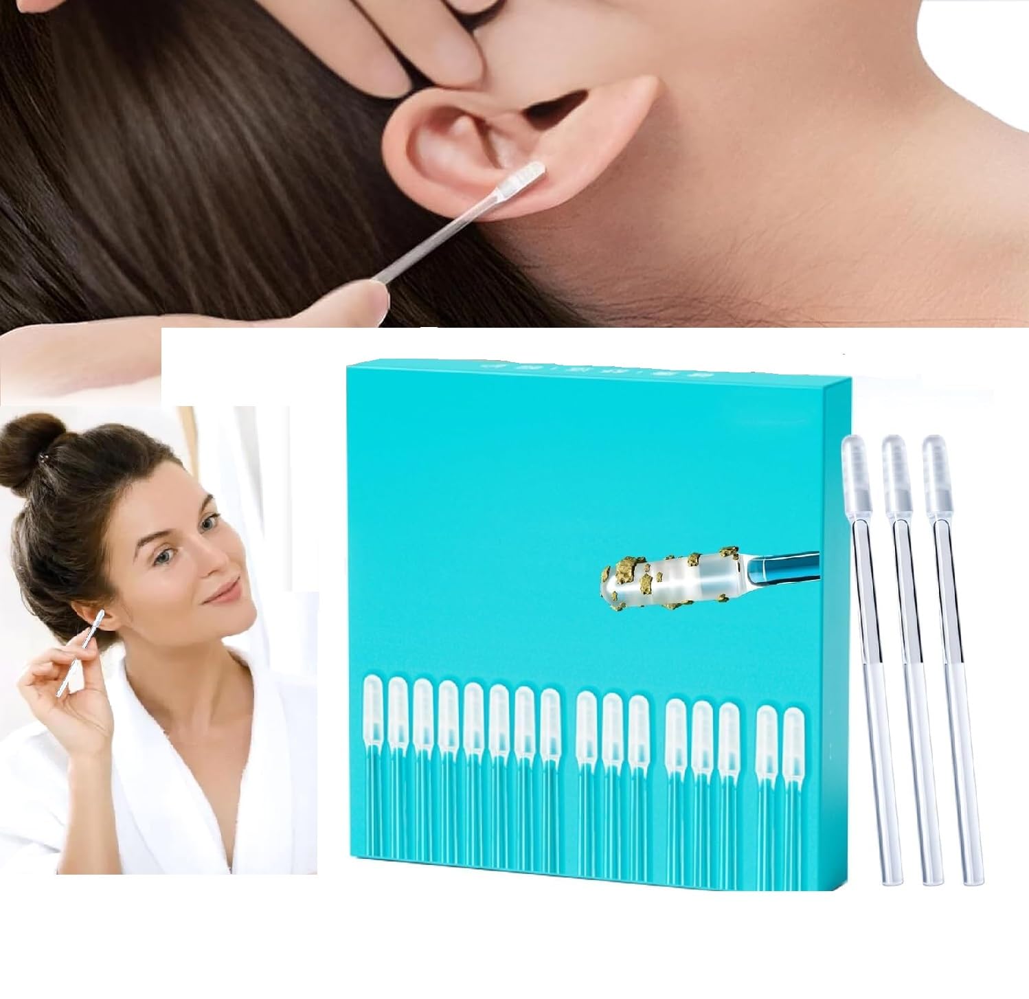 Strezo SM Ear Wax Removal Ear Cleaner Earwax Remover Spiral Soft Silicone Safe Upgraded Smart Earwax Removal Tool Swab Kit With 16 Replacement Tips For Adults & Kids - White (B0B931JW57) Amazon Price History, Amazon Price Tracker