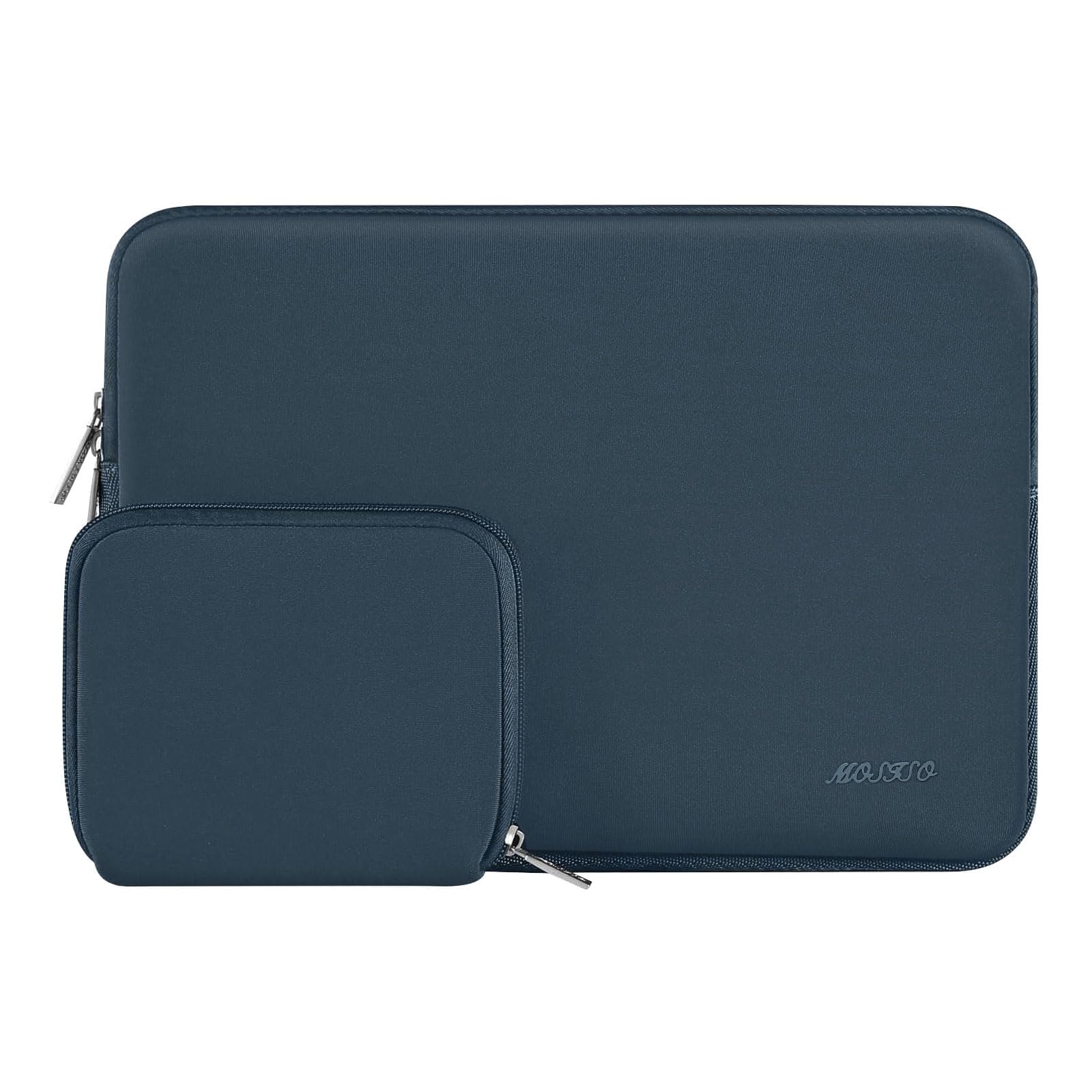 MOSISO 14 pollici Custodia Laptop, 14 pollici Borsa PC Compatibile con HP Lenovo Dell ASUS Acer, HP Stream, Dell Latitude, Lenovo IdeaPad, Neoprene Borse Computer con Custodia Piccola, Blu Foschia