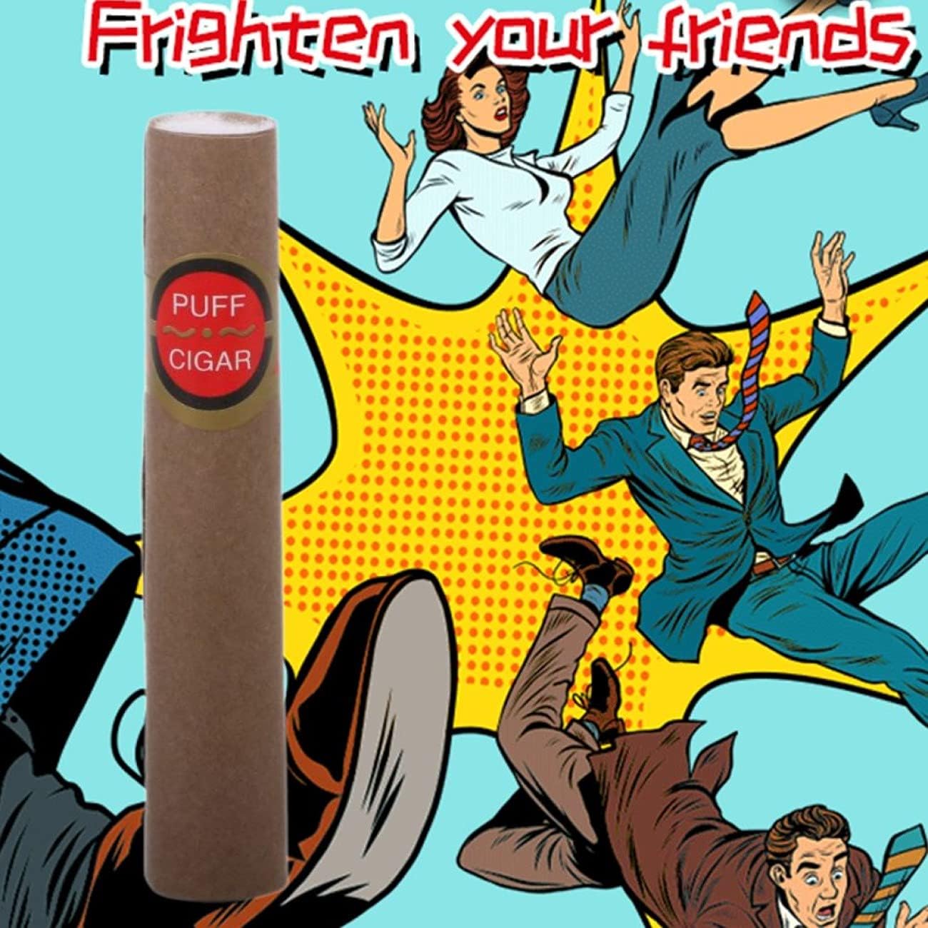 5 Pcs Fake Cigars Puff Cigarettes for Prank, Joke,Novelty Gag Gift (5pcs Fake Cigars)