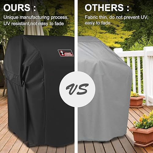 Miniatura 5 de Funda Kingkong 7130 para parrilla Weber Genesis II de 3 quemadores y parrillas Genesis 300, incluye cepillo, pinzas y termómetro