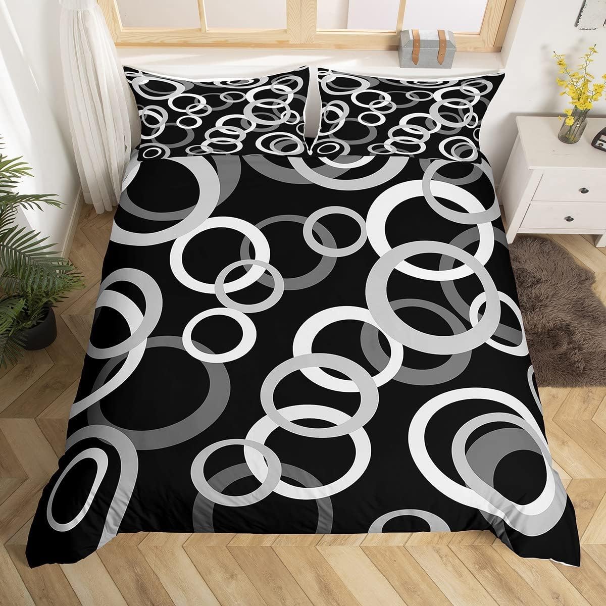 Housse de couette - 240 x 220 cm + taies - Teintes automnales