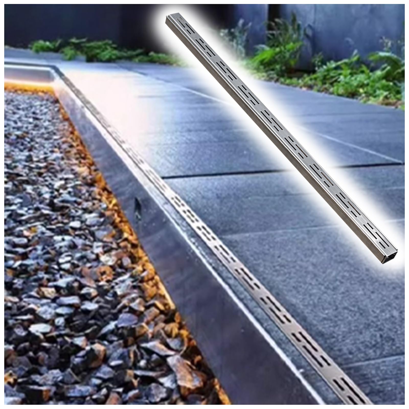 Amazon.com: LXLZYXSF Slim Channel Drain 6in 4in 2.7in 2in 1.4in