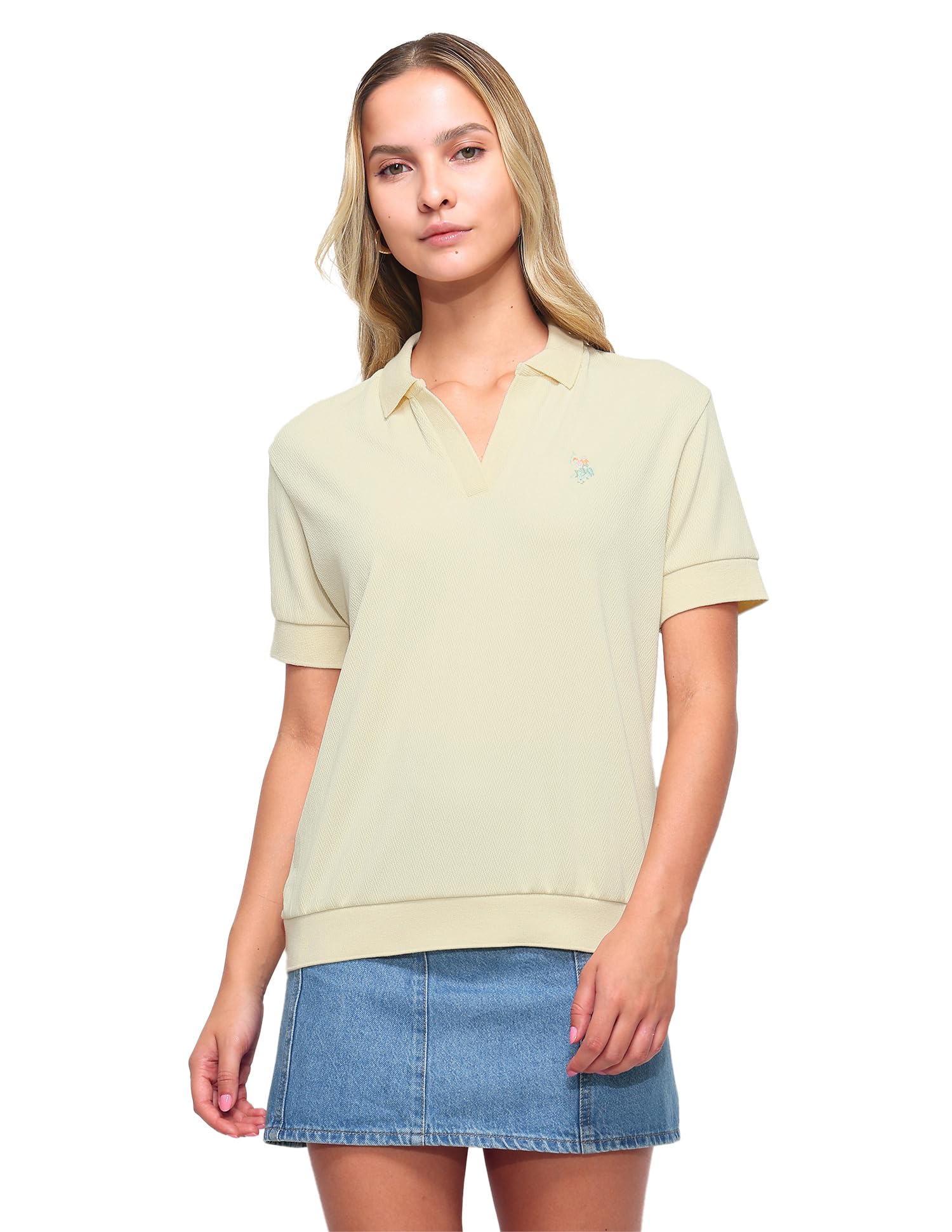 u.s. polo assn. Textured Regular fit Polo Shirt-picture-54