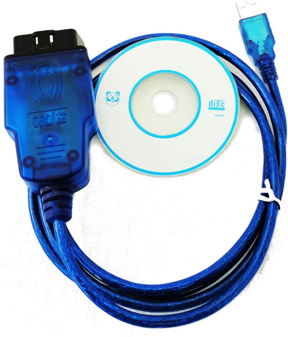 HaoYiShang USB OBD2 OBD-II KKL COM Diagnostic Scanner Cable for 409.1 Audi VW Skoda