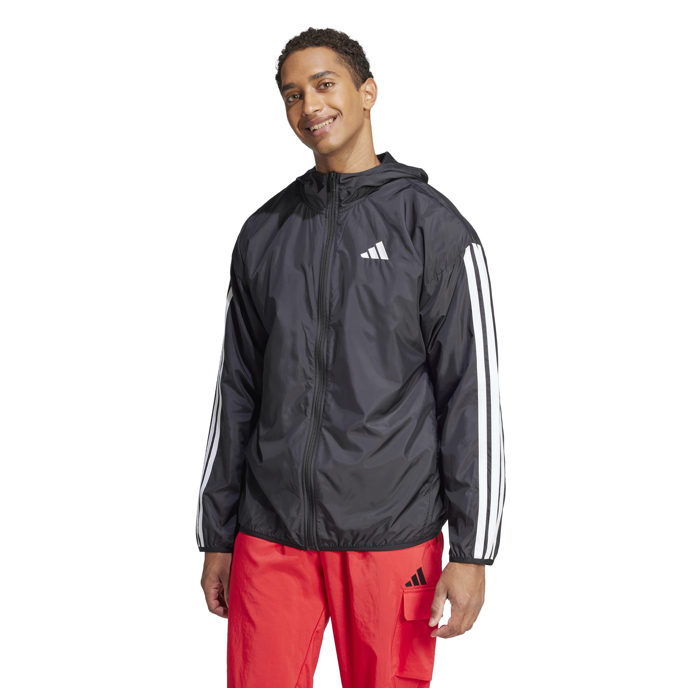 adidas Essential Three Stripes Windbreaker Chaqueta Hombre