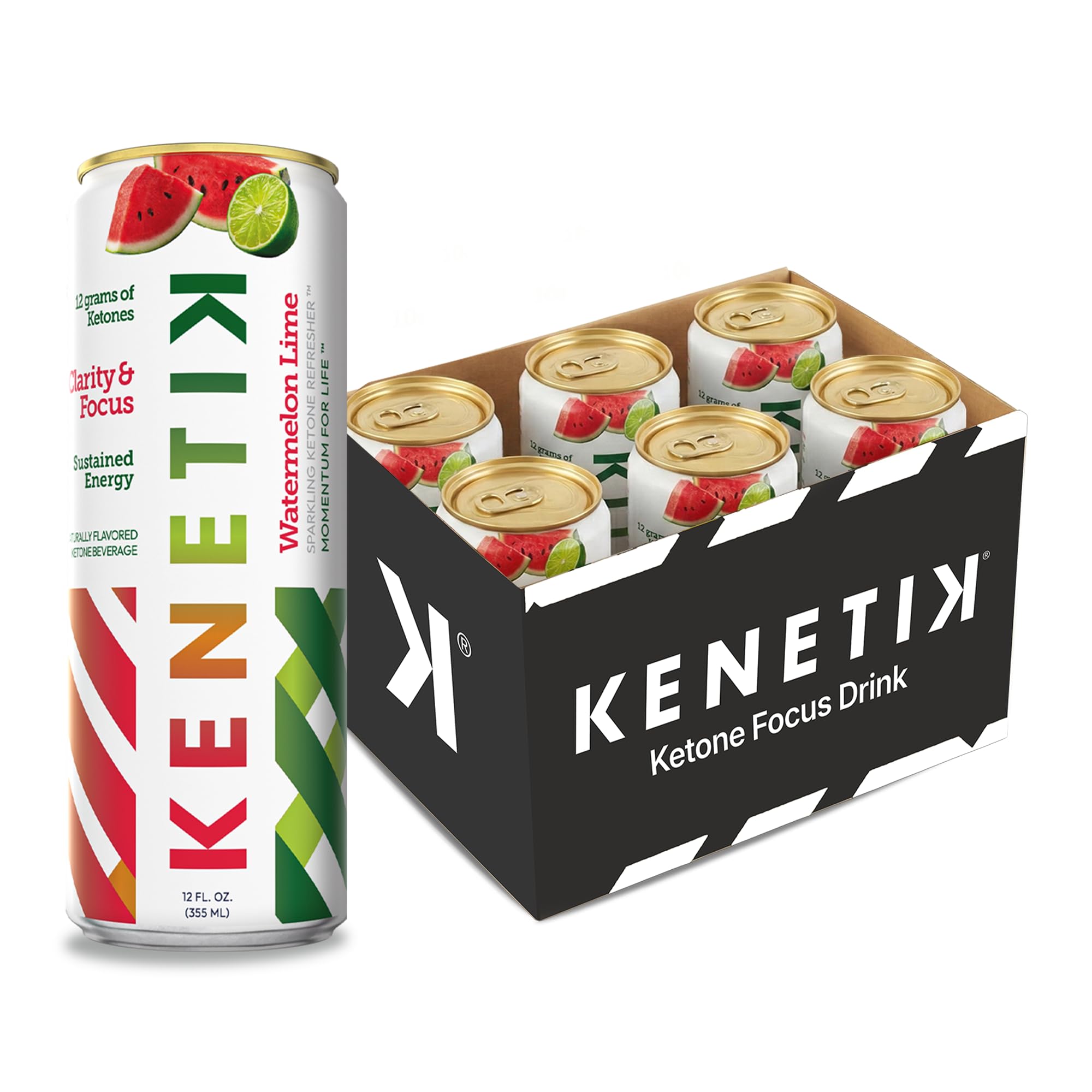 Amazon.com : Kenetik Ketone Focus Drink - Plant-Based D-BHB