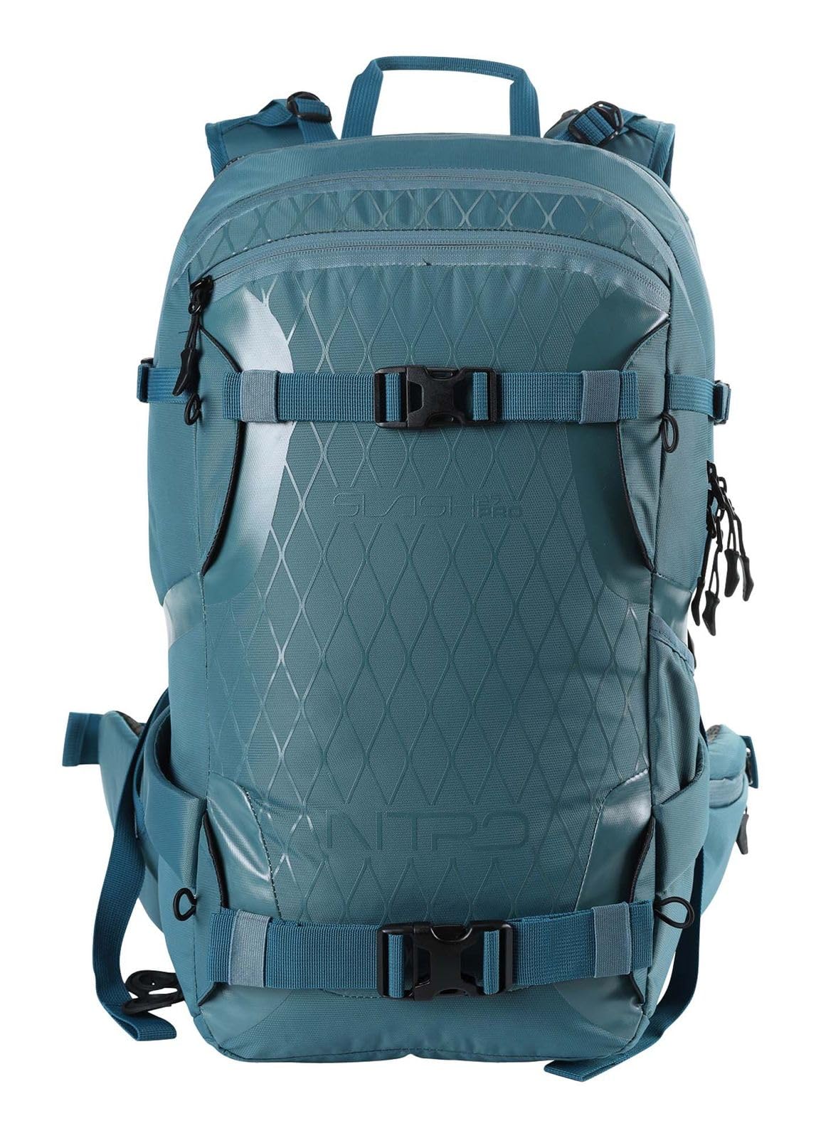 Nitro, SLASH 25 pro SET mit Ripuri 600 ml Flasche & Filter, Snowboardrucksack, Tourenrucksack, 25 L, ARCTIC