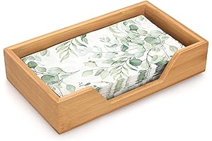 Bamboo Paper Hand Towel Holder | Durable Napkin Holder for Kitchen