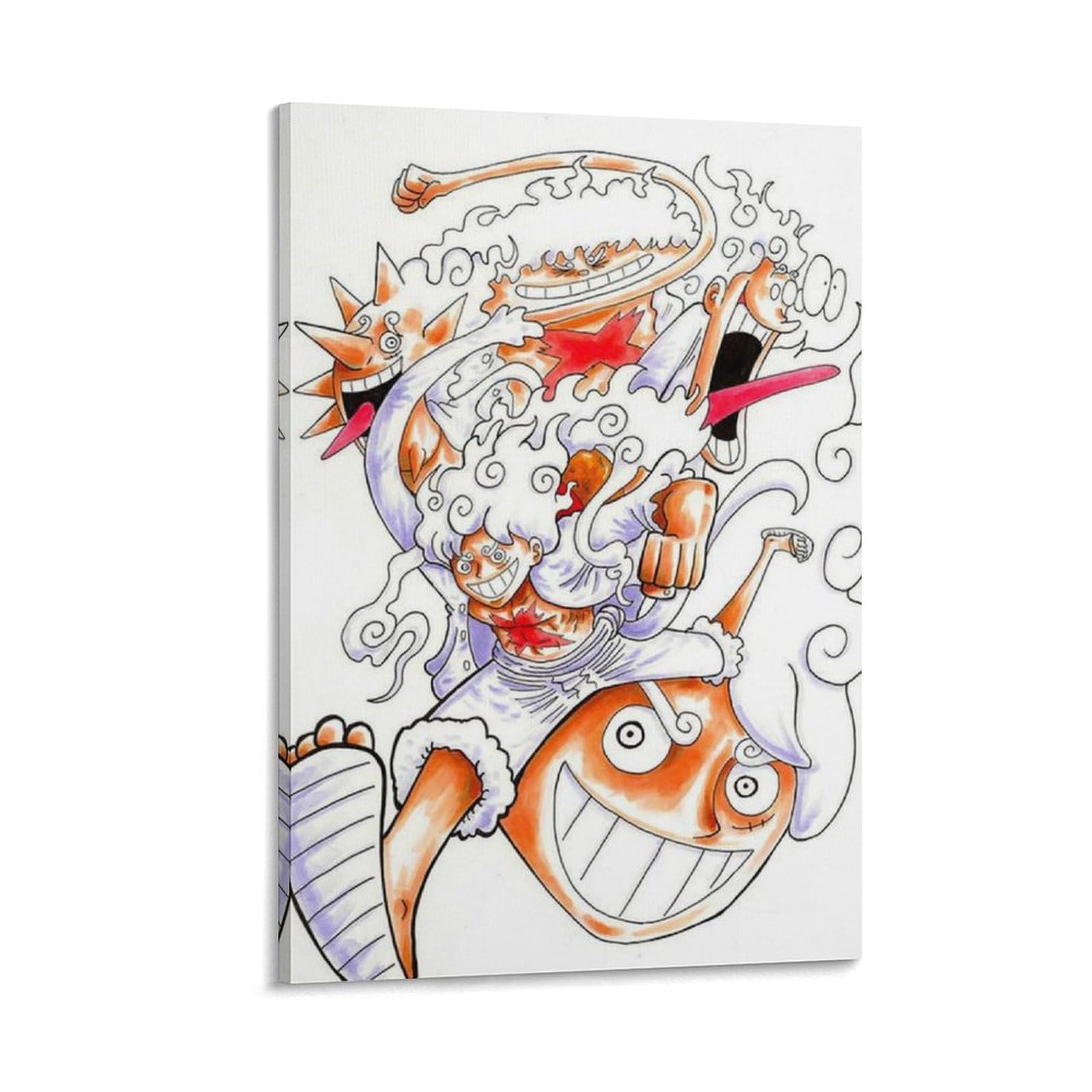 Amazon.co.jp: 50×75cm ワンピース モンキー・D・ルフィ アート