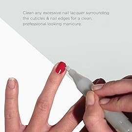 OPI Correct Clean Up | Refillable Nail Polish Remover Corrector Pen | Gentle & Non-Drying Formula | Includes Replacement Tip | 0.13 fl oz
