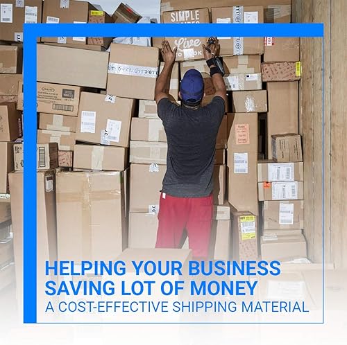 Miniatura 5 de Rollos de envoltura de amortiguación de burbujas antiestáticos, 316 pulgadas x 12 pulgadas x 15 pies en total, perforados cada 12 pulgadas, incluye