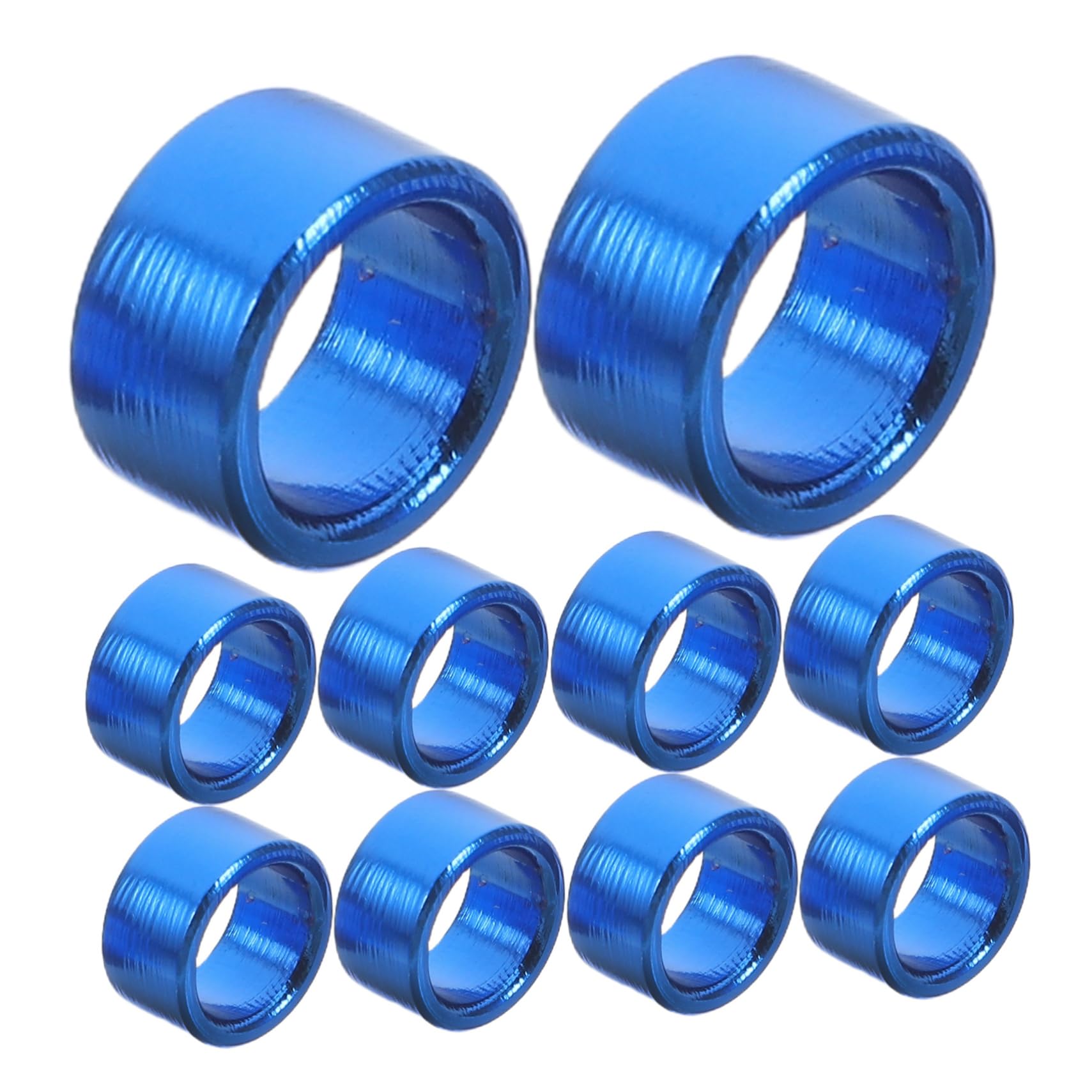 LIOOBO Pigeon Foot Rings 8mm Id 6mm Od Bird Ring Leg Bands Dove Training Bands Bird Health Id Rings