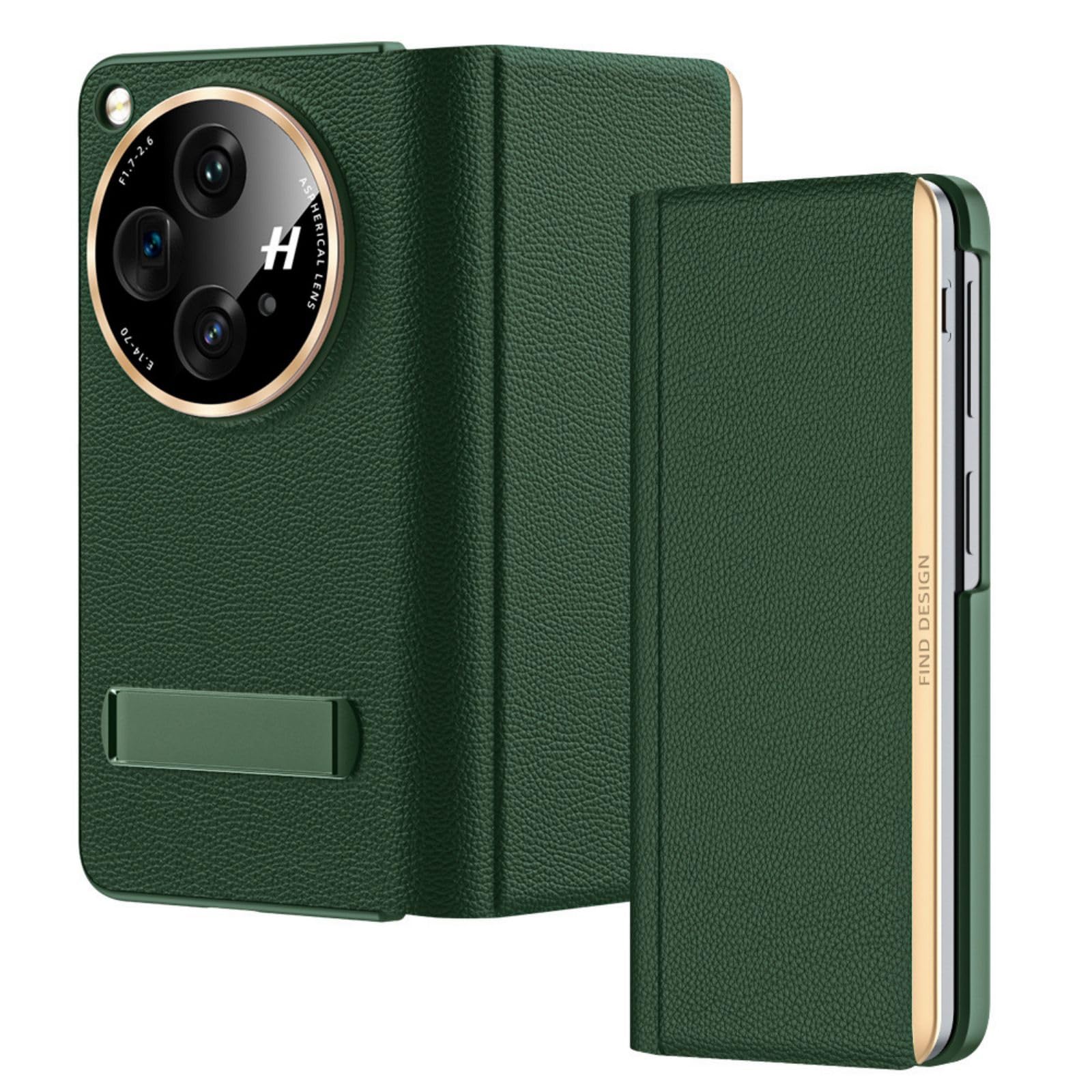 Coque OnePlus Open magnétique rabat cuir compatible étui Oppo Find N3
