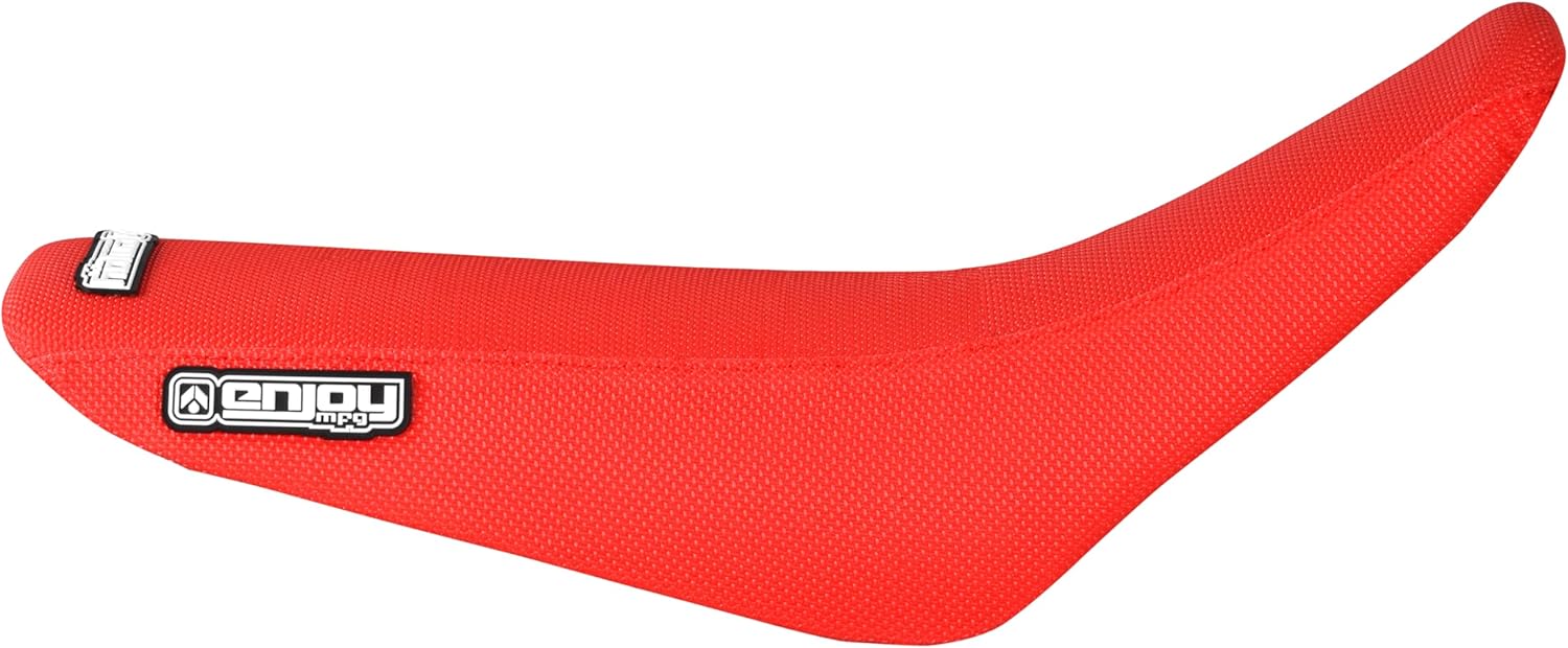 Enjoy Mfg Seat Cover - Compatible Fit for 2013-2018 Honda CRF 110 CRF110 - All Red Standard #72