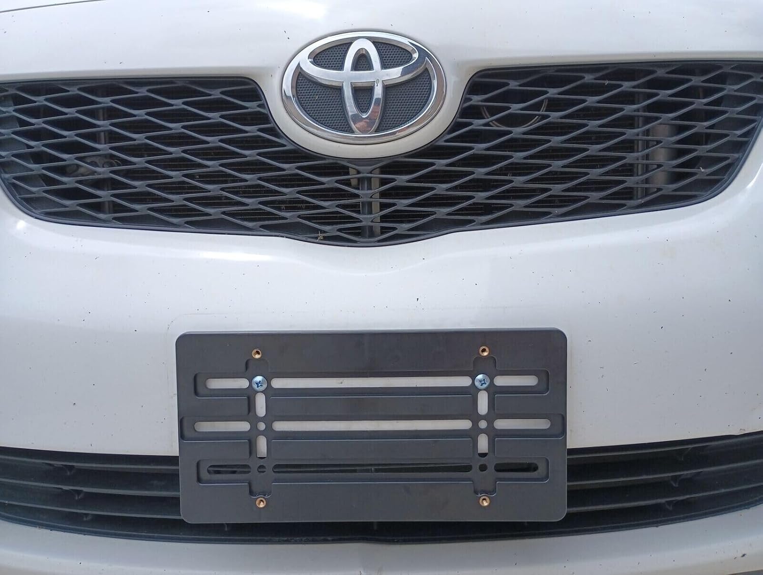 200 Front Bumper License Plate Tag Holder Mount Mounting Relocator Adapter Kit Bracket for Toyota (All Models) Quantity Discount(9.95$ to 6.50$) (Each with 2 Screws + 4 Bolts & 4 Built in Nuts) (200)