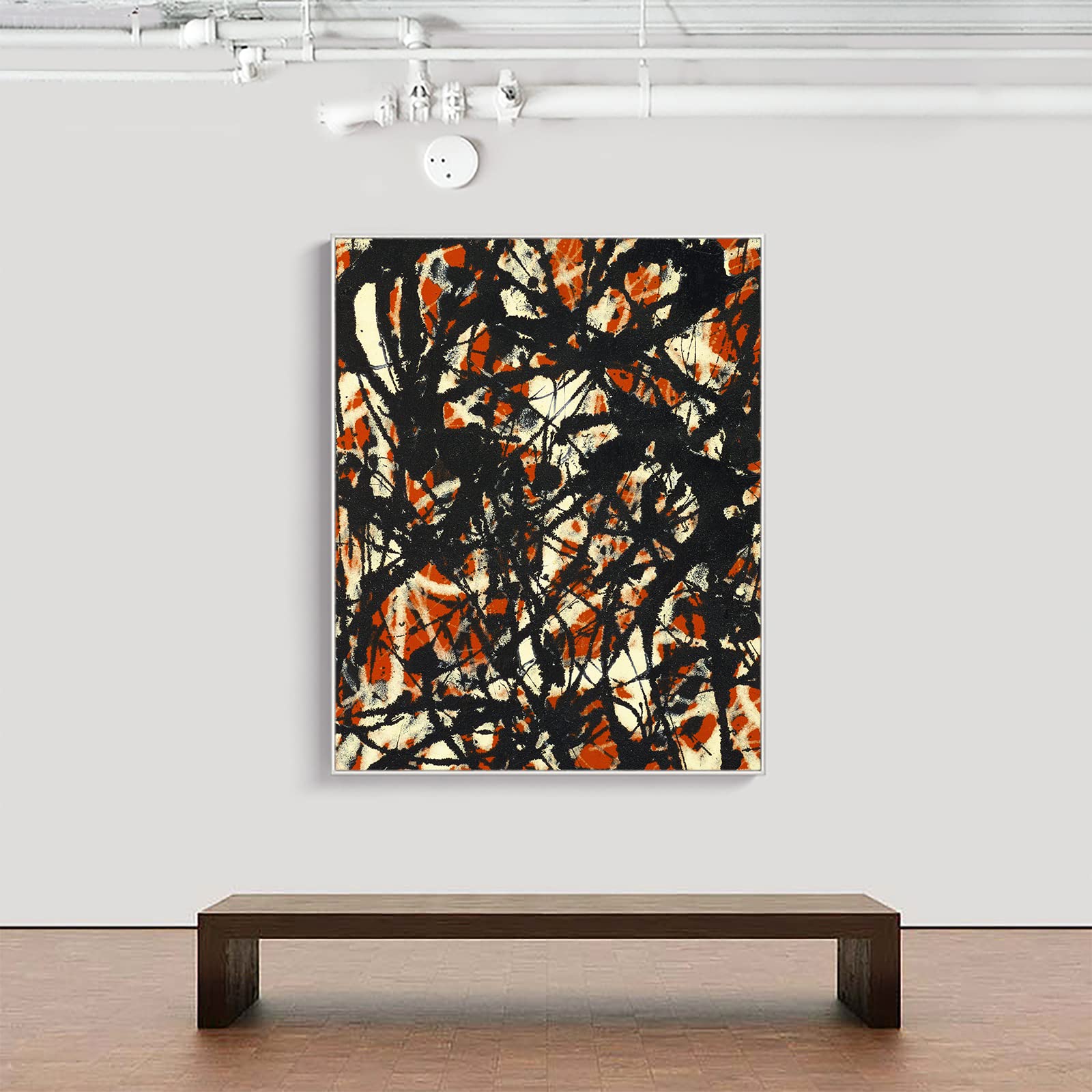 ジャクソン・ポロック 抽象絵画ウォールアート Amazon.co.jp: 123 Life ジャクソン ポロック フリーフォーム
