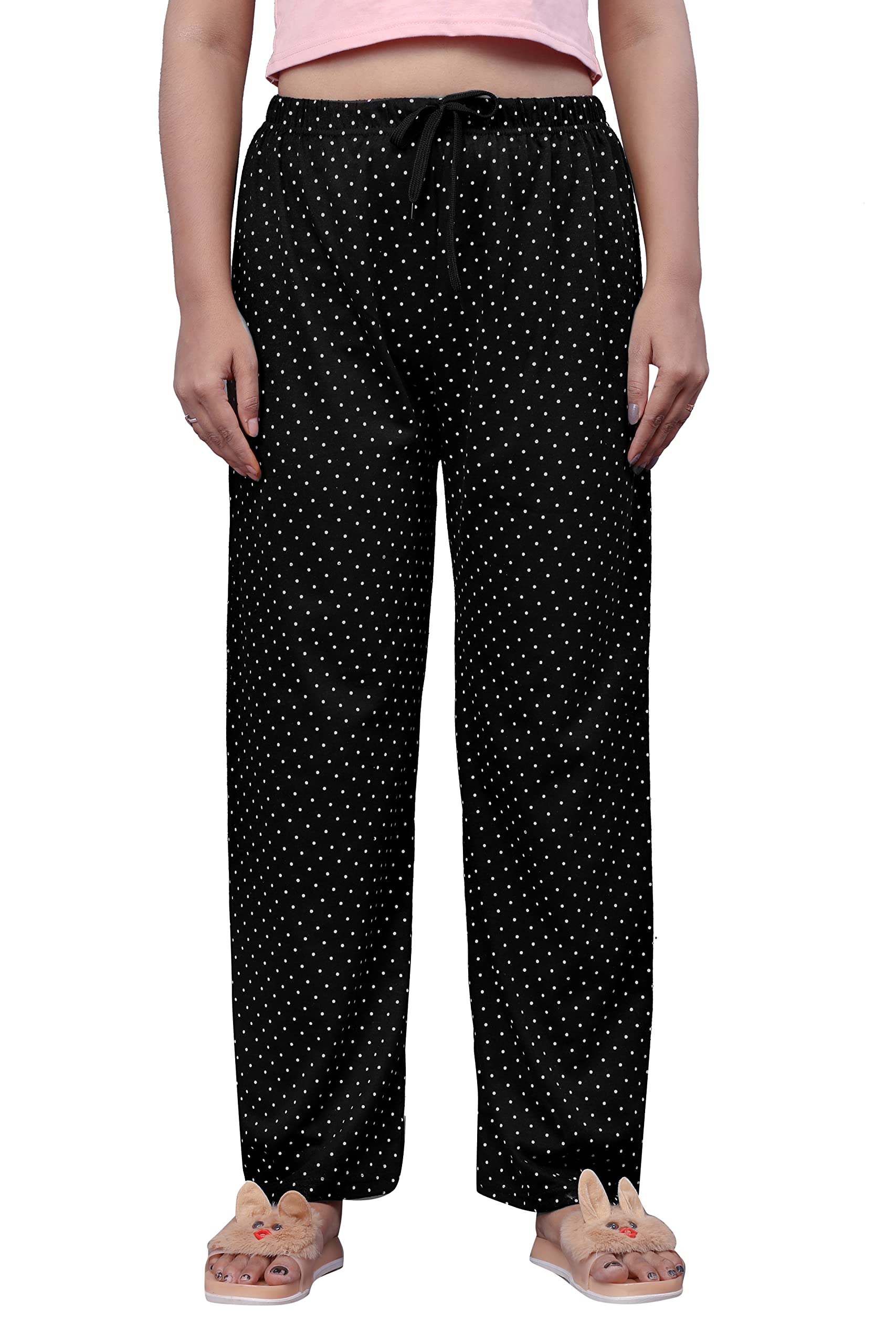aj fashion Women Cotton Small Dot Printed Pyjamas and Night Pyjama for Women(Size:-S to 3XL)-picture-15