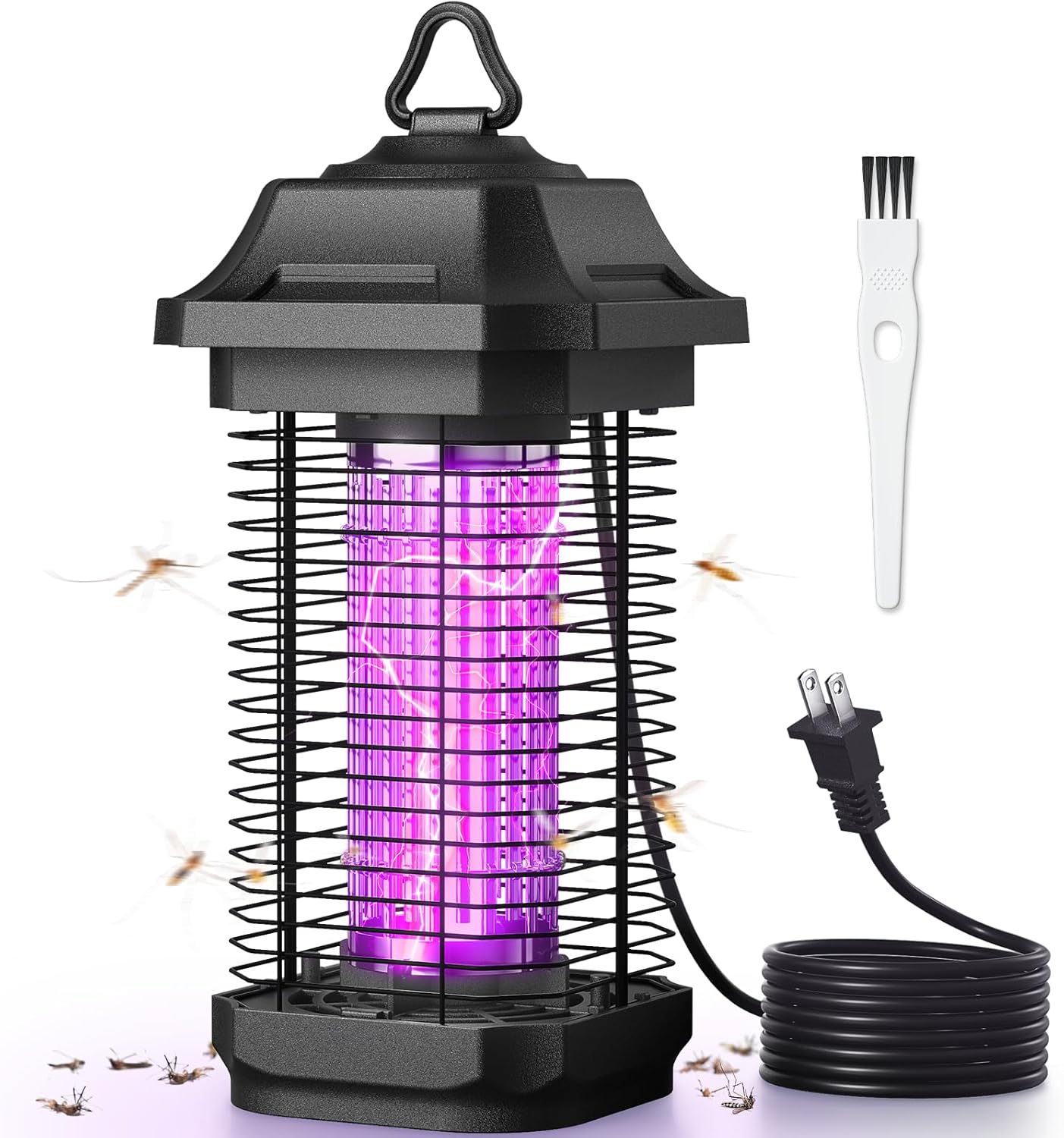YISSVIC LED Bug Zapper Outdoor, Indoor Bug Zapper, Powerful Electric Mosquito Zapper,LED Fly Zapper Indoor, Mosquito Killer with 5.9ft Power Cord for Home Office Restaurant