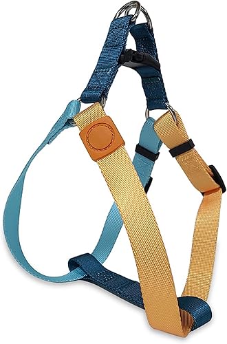 Pawhuggies Arnés reflectante ajustable para perro con malla para todo tipo de clima, con parte delantera y trasera, 2 ganchos para correa, teñido