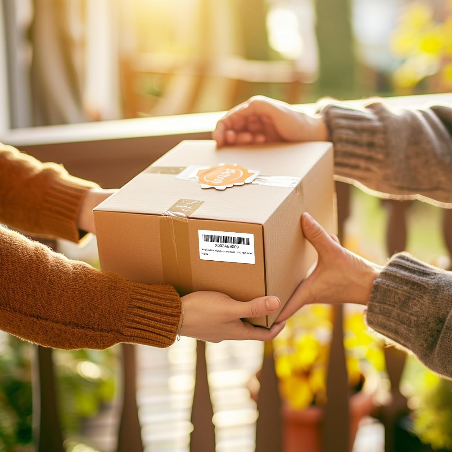 12 Rolls 12000 Labels 2.25" x 1.25" Direct Thermal Labels - AveneMark Perforated for Barcode Address Labels - Postage Shipping Labels Compatible with Rollo & Zebra Desktop Printers,1000 Labels/Roll - Image 6