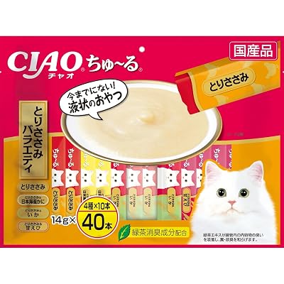 CIAO ちゅ～る とりささみバラエティ 40本入り