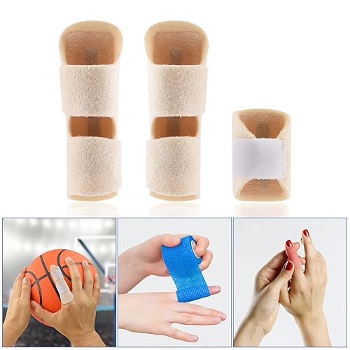 Miniatura 3 de Férulas de dedo de gatillo, enderezamiento individual de dedo para dedos rotos, inmovilización de nudillos para dedos, apto para todos los dedos, 3