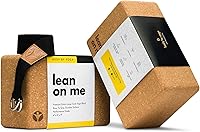 Vista 16 de Cork Yoga Blocks 2 Pack – High Density Non Slip with Select Cork Grain for Chip-Resistant Durability Extra Thick 4” for Support & Stability