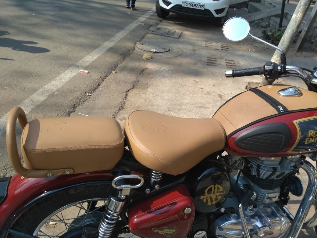royal enfield classic 350 seat and tank cover